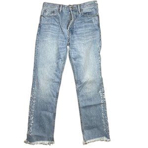 NWT PRPS GOODS & CO AMX Fit High Waist Boyfriend Jeans LT F82P68X Size 30